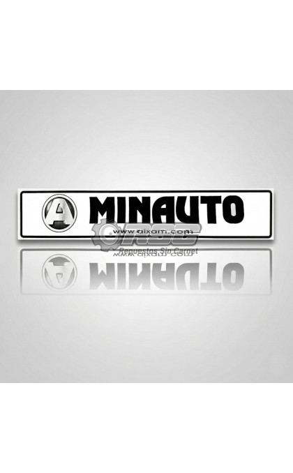 ADHESIVO PEGATINA PARAGOLPES DELANTERO MINAUTO 