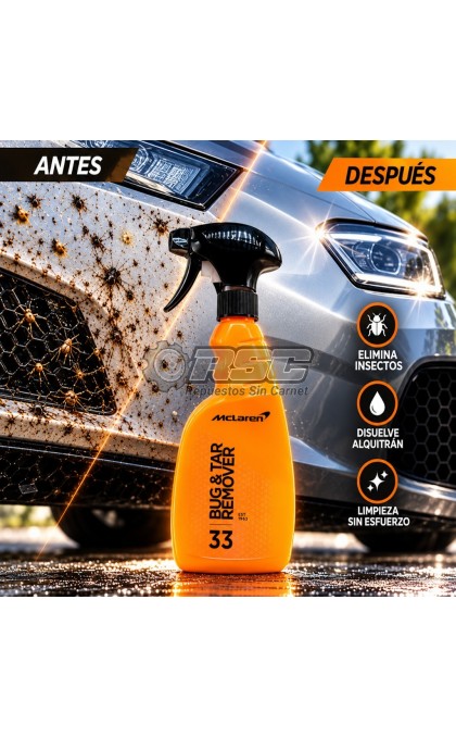 QUITA MOSQUITOS Y ALQUITRAN MCLAREN