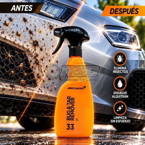 QUITA MOSQUITOS Y ALQUITRAN MCLAREN