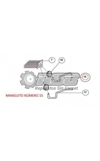 MANGUITO CALEFACCIÓN JDM YANMAR 110002
