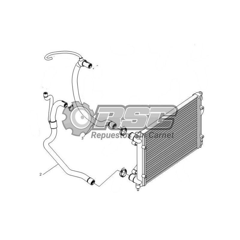 MANGUITO RADIADOR MICROCAR 1006229