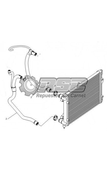 MANGUITO RADIADOR MICROCAR 1006230