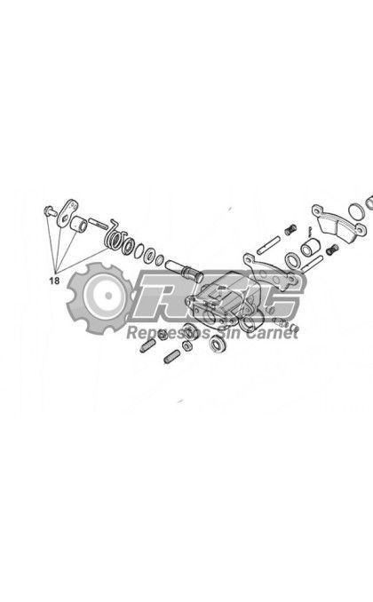 PALANCA PINZA DE FRENO MICROCAR 1003899