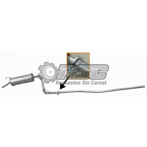 SILENCIOSO ESCAPE MICROCAR 1002249