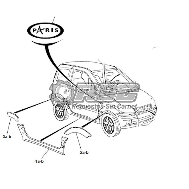 ALETINES DELANTERO DERECHO E IZQUIERDO MICROCAR