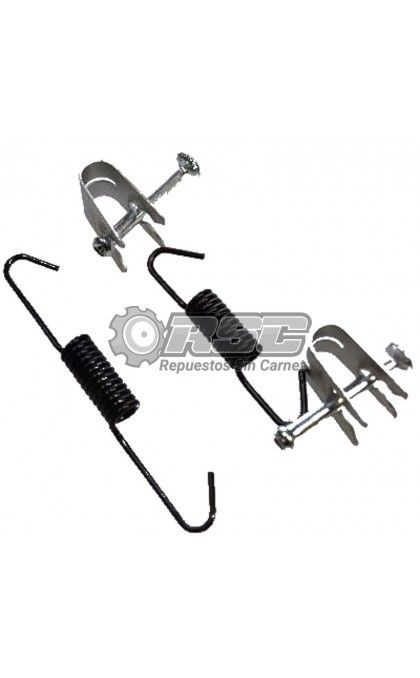 KIT MUELLE ZAPATAS DE FRENO TRASERO